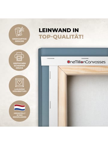 MuchoWow Leinwand Bilder Berghütte