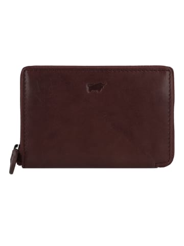Braun Büffel Arezzo Kreditkartenetui RFID Schutz Leder 11.5 cm tabak
