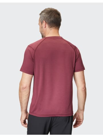 Joy Sportswear Rundhalsshirt JULES in redwood melange