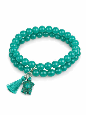 collezione alessandro Armband " Tartaruga " in petrol