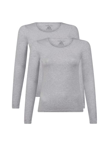 Bamboo Basics Longsleeve 2er Pack in Grau