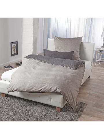 Traumschlaf Bettwäsche Texture in dunkelgrau