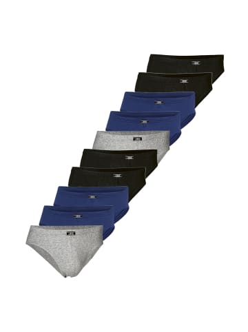 JBS Mini Slip / Unterhose Cotton in Blau / Grau / Schwarz
