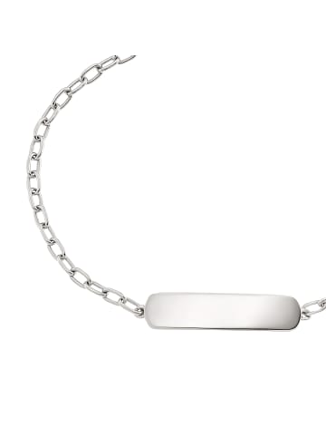 S. Oliver Jewel Identarmband Silber 925, rhodiniert in Silber