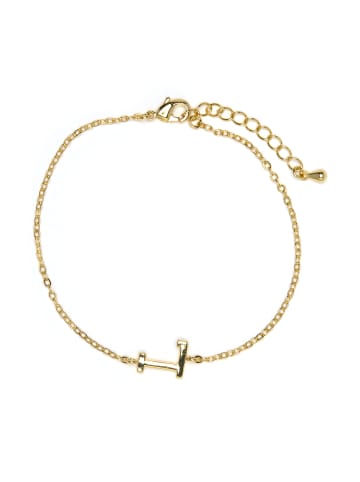 Luxenter bracelet with 18-K yellow gold finish - Alphabet