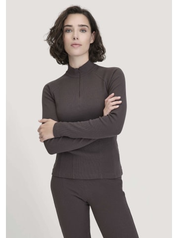 Hessnatur Longsleeve in dunkles mauve