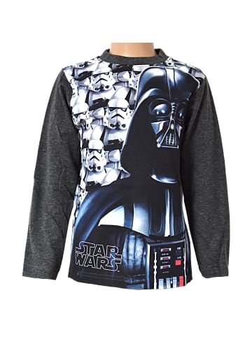 Star Wars Langarmshirt Star Wars in Dunkelgrau