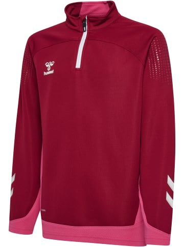 Hummel Halbreißverschluss Sweatshirt Hmllead Kinder in BIKING RED