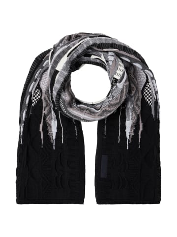 Carlo Colucci Strickschal Di Rosa in Schwarz