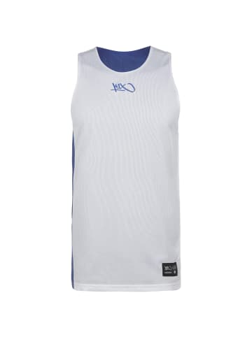 K1X Basketballtrikot Hardwood Reversible Game Set in blau / weiß