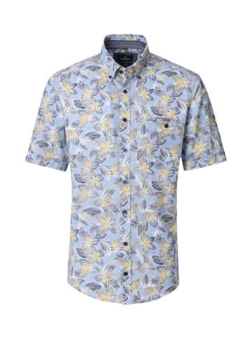 CASAMODA Halbarmhemd in Blau