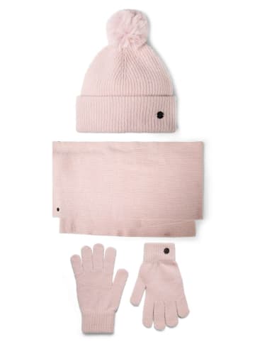 Respect 3tlg. Set: Beanie 26what1 in pink