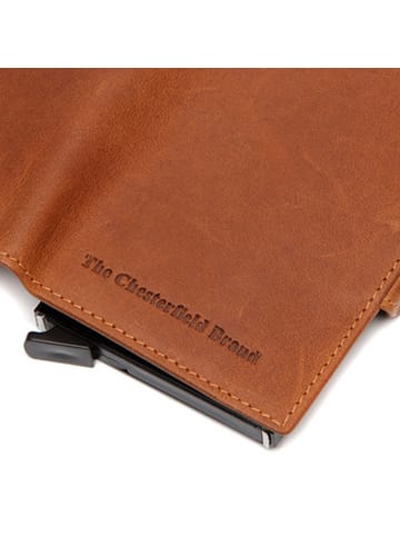 The Chesterfield Brand Lagos Kreditkartenetui RFID Schutz Leder 6.5 cm in cognac