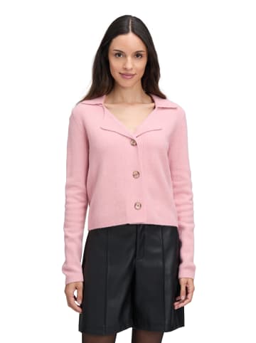 CARTOON Strick-Cardigan mit Reverskragen in Zephyr