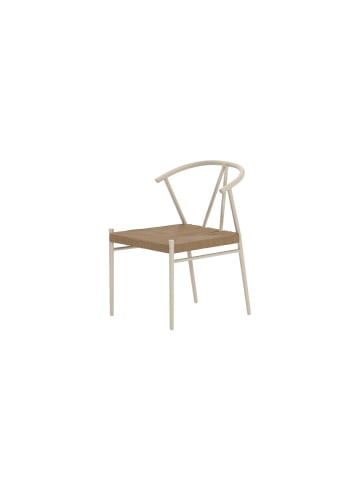 ebuy24 Gartenstuhl Alfons Beige 55 x 58 cm
