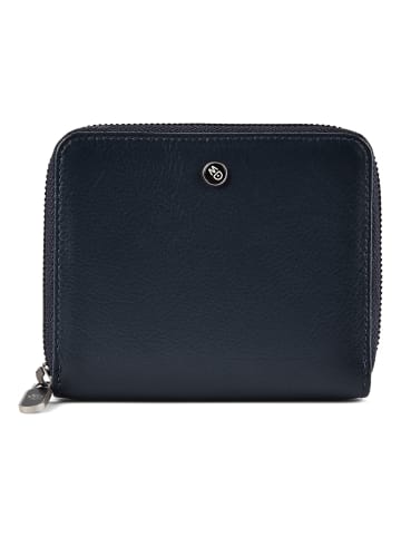 Mandarina Duck Downtown Geldbörse RFID Schutz Leder 10 cm navy
