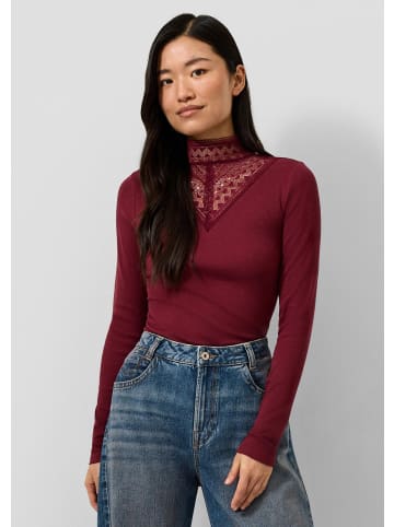 QS T-Shirt in 3900_bordeaux