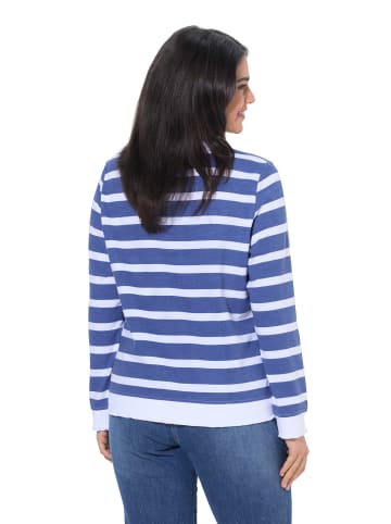 Ulla Popken Sweatshirt in atlantikblau
