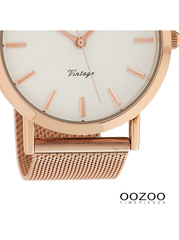 Oozoo Analog-Armbanduhr Oozoo Timepieces rosegold groß (ca. 45mm)
