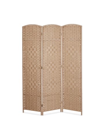 relaxdays Paravent in Natur - (B)120 x (H)170 cm