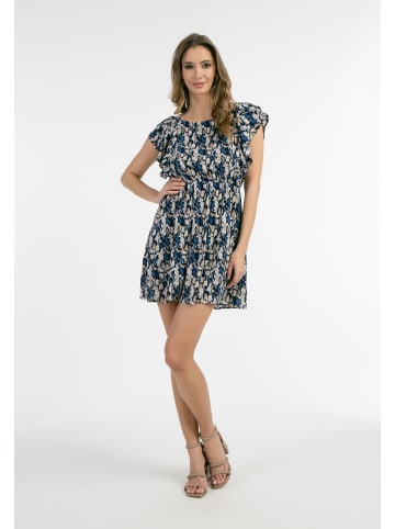 faina Damen Kleid in Blau Mehrfarbig
