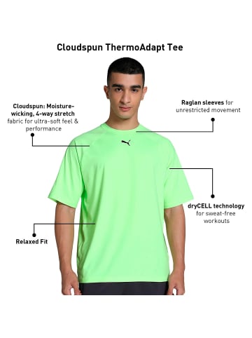 Puma Bodywear T-Shirts / Tanks Cloudspun ThermoAdapt Perf Tee in Dunkelgrau034