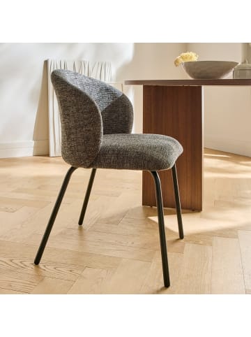 CALICOSY 2er-Set Eetkamerstoelen VESPER  in Grau - (W)45  x (H)79  x (L)49 cm