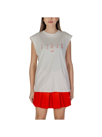Replay Creme Baumwolle Tanktop