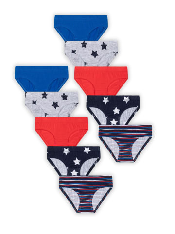 Minoti 10er-Set: Slips 9B BRIEF 4R in grau