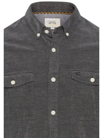 Camel Active Langarmhemd in Asphalt