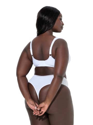 Ulla Popken BH in schneeweiß