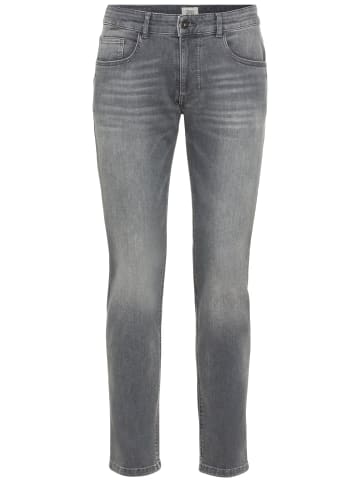 Camel Active Slim Fit Jeans mit Stretchfunktion in Hellgrau