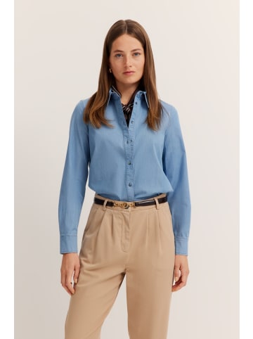 Bugatti Hemdbluse Langarm in 320-hellblau