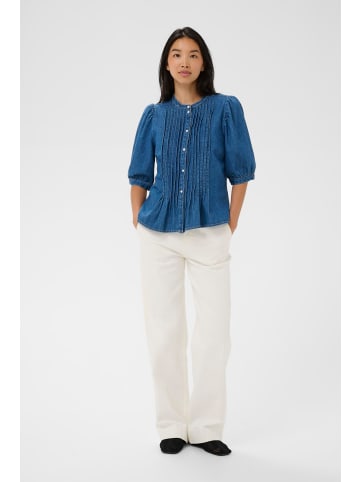 PART TWO Langarm - Hemd AlesiaPW Feminine Form in Medium Blue Denim