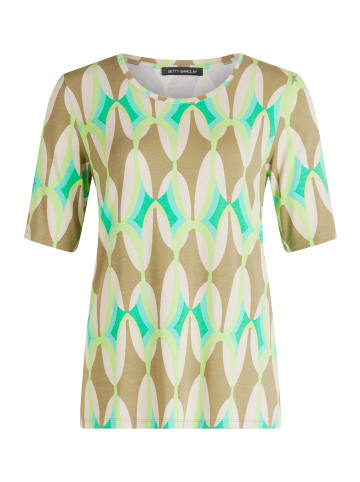 Betty Barclay Basic Shirt mit Print in Khaki/Green