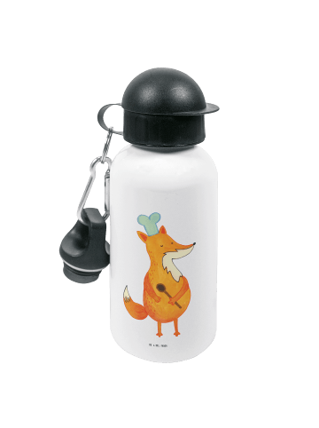 Mr. & Mrs. Panda Kindertrinkflasche Fuchs Koch ohne Spruch in Weiß