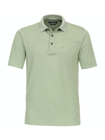 CASAMODA Polo-Shirt uni in Grün