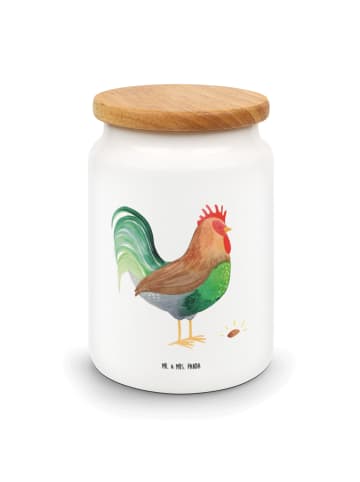 Mr. & Mrs. Panda behälter Hahn Korn ohne Spruch in Weiß