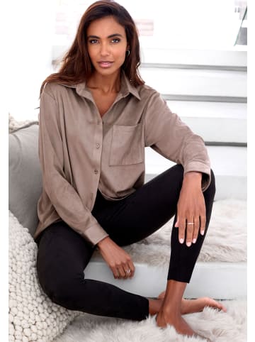 French Connection Langarmhemd in taupe