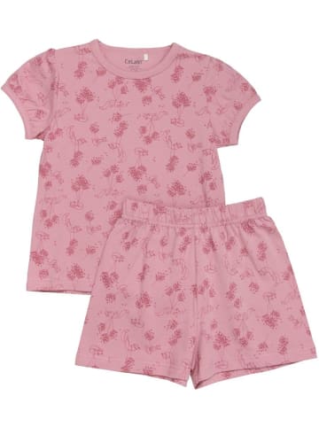CeLaVi Kinder Schlafanzug "Pyjamas SS w. AOP" in Pink