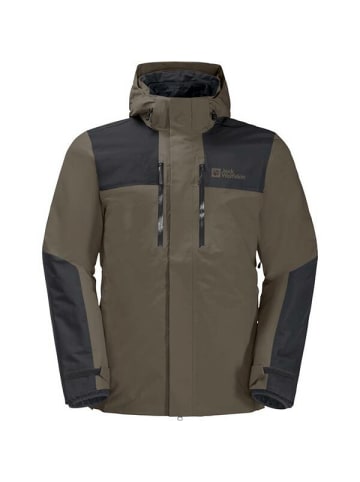 Jack Wolfskin Softshelljacke für Herren in Oliv