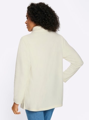 Sieh an! Fleece-Shirt in ecru