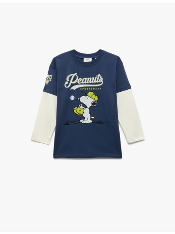 KOTON TSHIRT LS in Marineblau