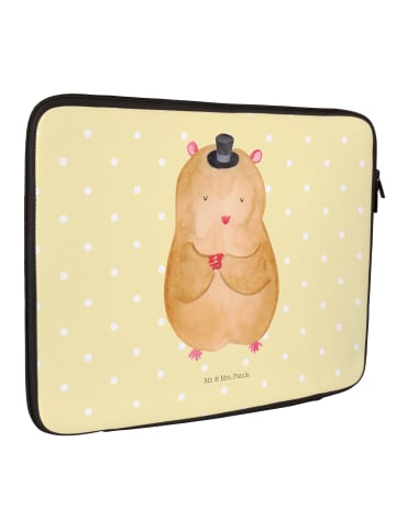 Mr. & Mrs. Panda Notebook Tasche Hamster Hut ohne Spruch in Gelb Pastell