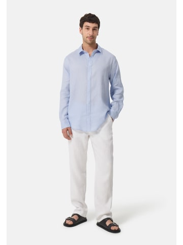 CASH-MERE.CH Leinen Hosen lang in Weiss