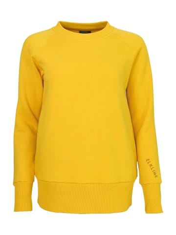 elkline Sweatshirt Balance in lemon