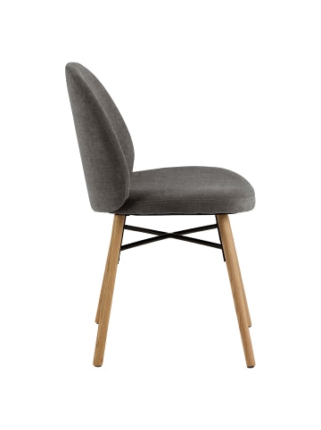 ebuy24 Esszimmerstuhl Sophia Grau 2er Set