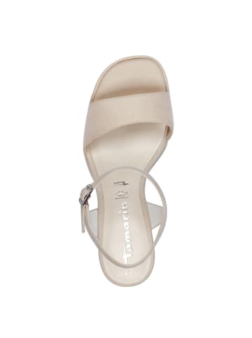 Tamaris Plateau Sandaletten in Beige