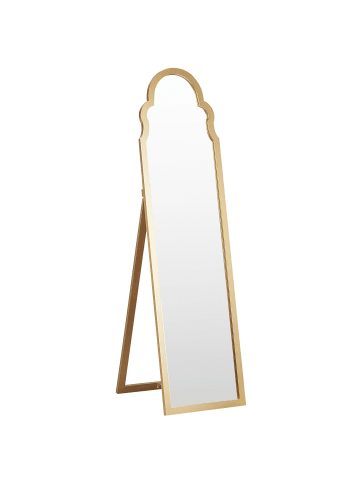 Beliani Standspiegel CHATILLON in Gold - (W) 40 x (H) 150 x (L) 60 cm