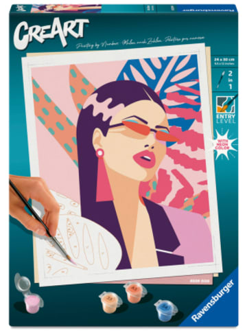 Ravensburger Verlag GmbH Nonbook - Ravensburger CreArt 12023099 - Neon Diva - Malen nach Zahlen ab 12 Ja